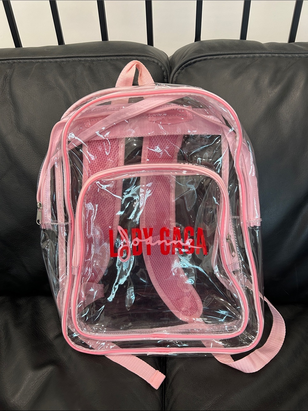 Lady Gaga Joanne Backpack
Limited Edition VIP World Tour
Pink Zip New